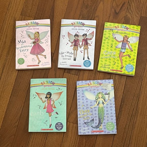 Rainbow Magic Special Edition 5 Book Lot Good Used Condition - Picture 1 of 12